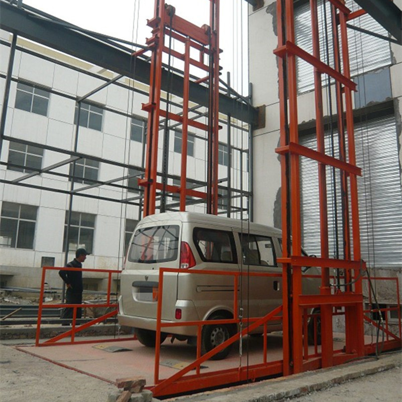 厂家供应电动液压导轨式升降货梯升降机平台链条简易垂直提升货梯