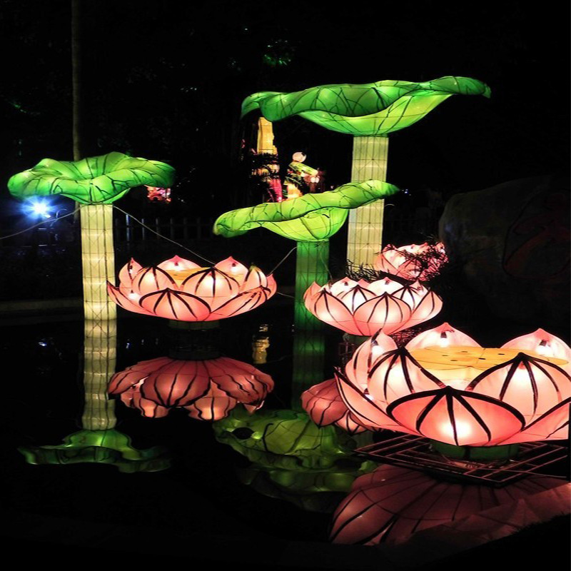 春节大型节日花灯元宵节传统民俗彩灯灯会灯光节造型定制