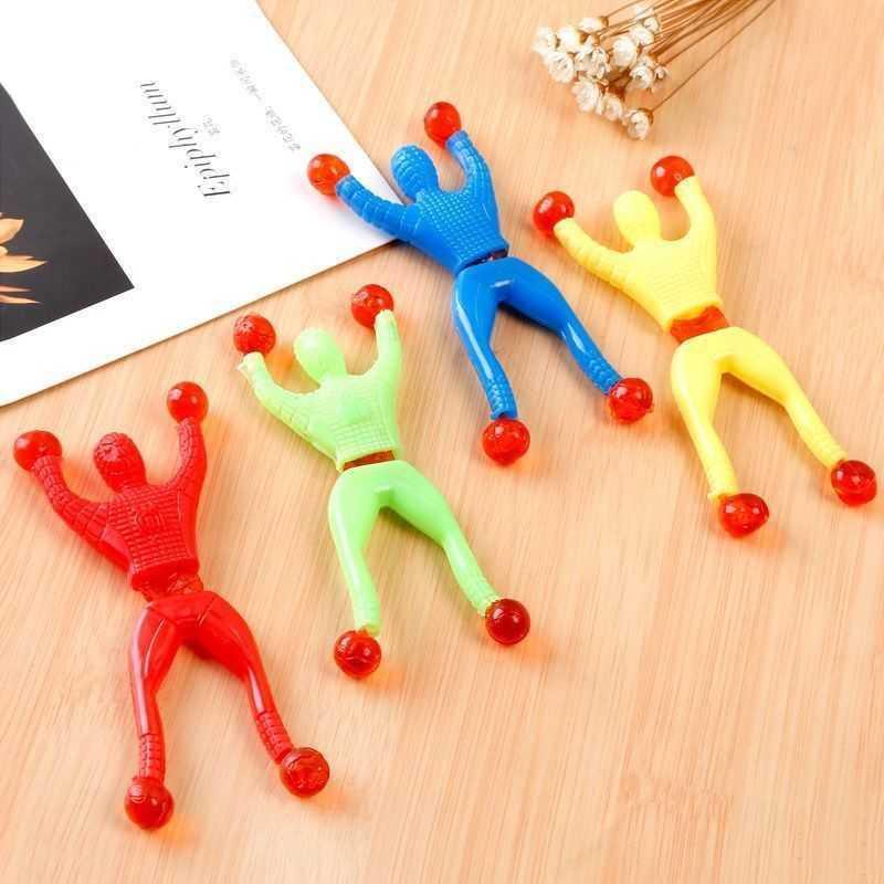 翻跟斗软胶礼物成长蜘蛛侠小粘人玩具黏黏手爬墙中性孩子见详情玩