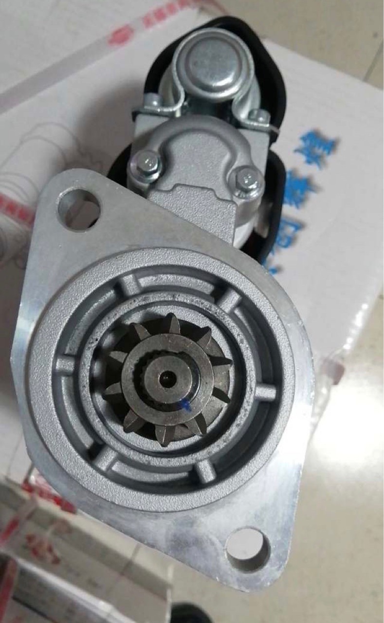 适用潍柴wp-qdj起动机马达1004081326a起动机12v10齿起动机马达