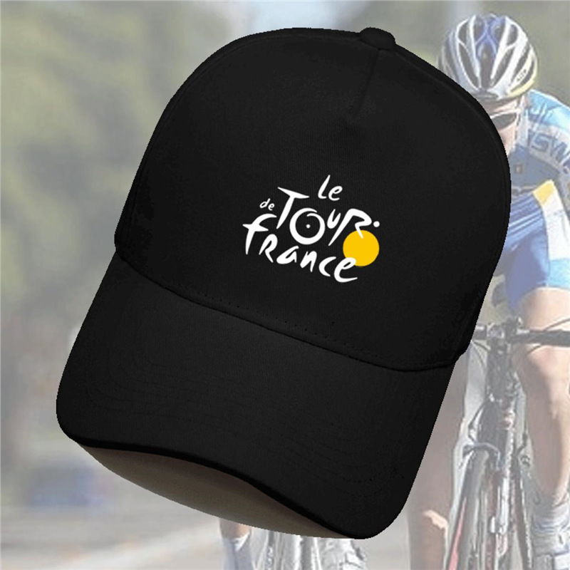 环法自行车单车骑行爱好者男女情侣夏季logo遮阳鸭舌旅游棒球帽子