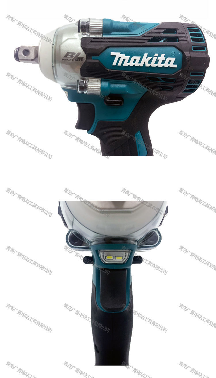 日本makita牧田dtw300rtj无刷充电冲击扳手18v锂电池套筒电动扳手