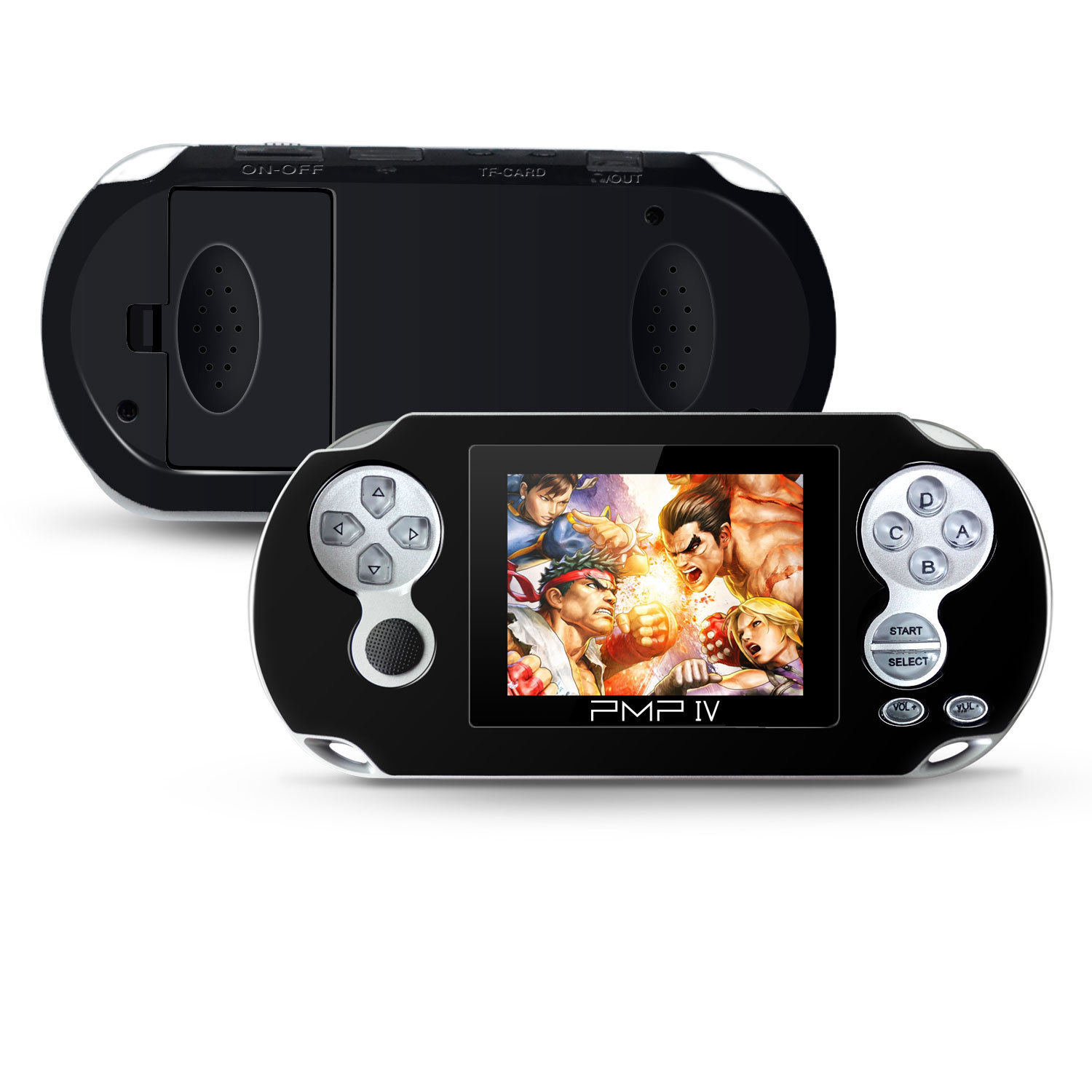 外贸款32位pmp4代儿童掌上游戏机支持gba/世嘉/fc8位游戏格式psp