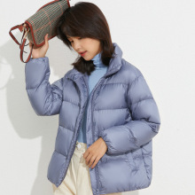 2025年秋冬新款轻薄羽绒服女白鸭绒短款加厚面包服宽松时尚外套潮