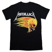 Metallica FLAMING SKULL 1994 TOUR T-SHIRT火焰骷髅1994巡回T恤