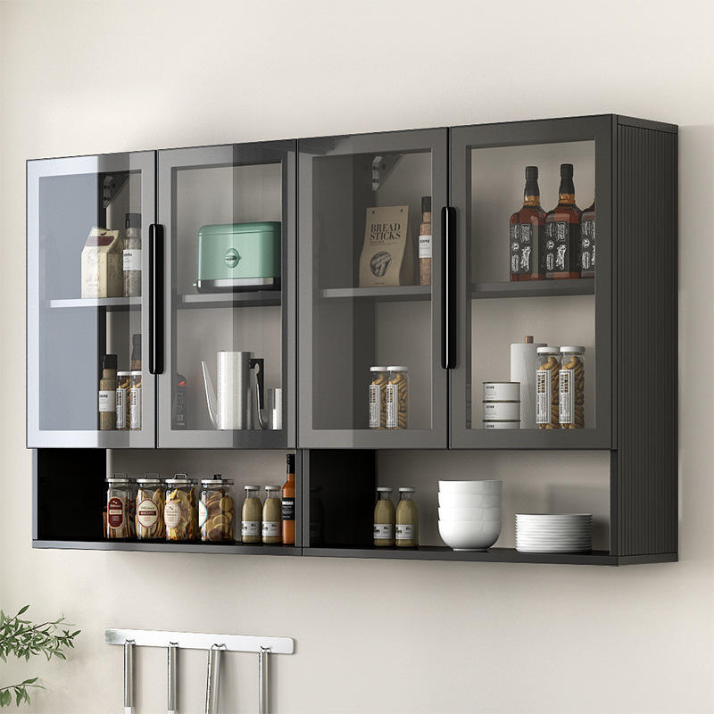 厨房吊柜墙壁柜墙上储物柜壁橱餐厅橱柜卫生间浴室阳台铝合金吊柜