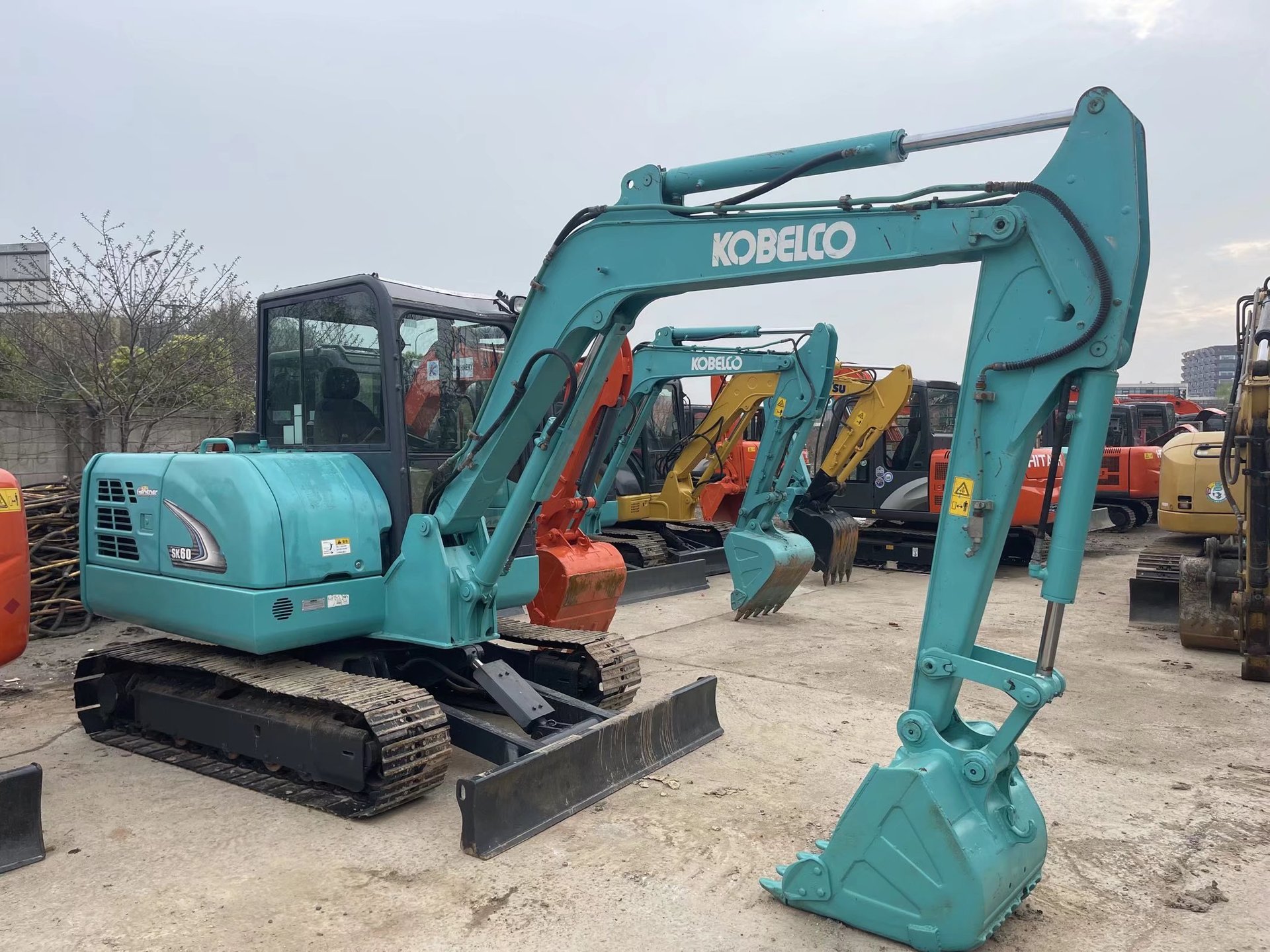 secondhand神钢60小型挖掘机 神钢60钩机 港口外贸