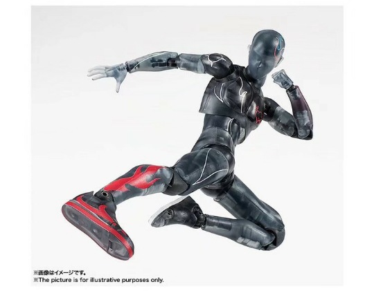 男女素体 黑色透明限定版 可动美术绘画道具 人体模型 人偶摆件