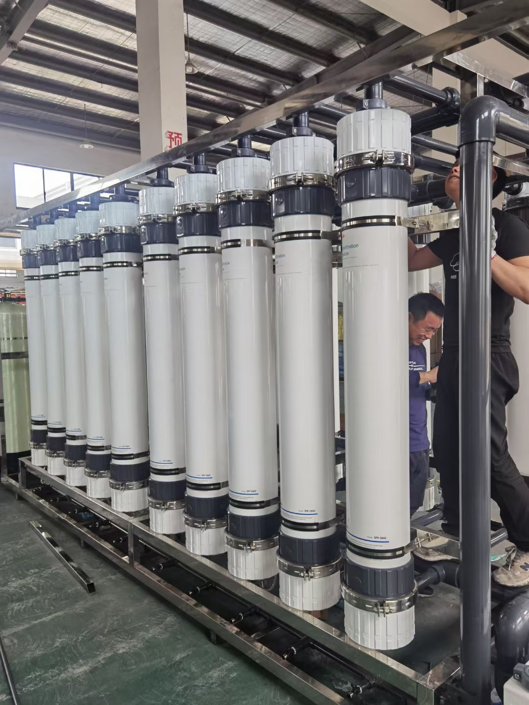 1-50吨大型工业水处理超滤净水器设备井水自来水净化车用尿素