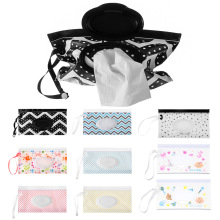 Hot 1Pc Wet Wipes Bag Portable Flip Cover Snap-Strap跨境专供