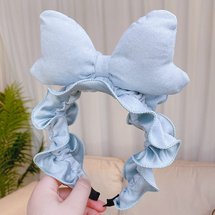 韩国可爱猫耳朵发箍女洗脸毛绒绒发卡简约超萌少女心发饰发带头箍