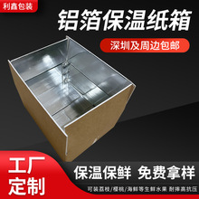现货新型保温纸箱水果蔬菜海鲜肉类冷藏保鲜运输箱包装盒铝箔纸箱