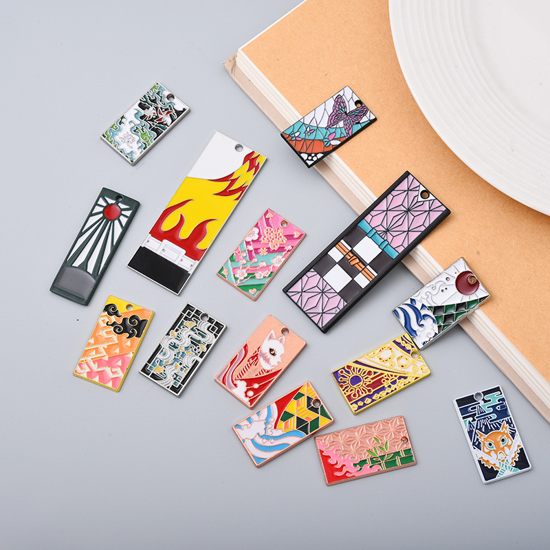 鬼灭之刃耳饰 我妻由善炭治郎蝴蝶忍同人耳环耳夹饰品动漫周边