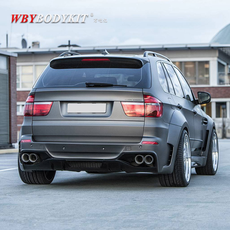 适用于x5e70改装prior design宽体大小包围前后杠机盖轮眉叶子板