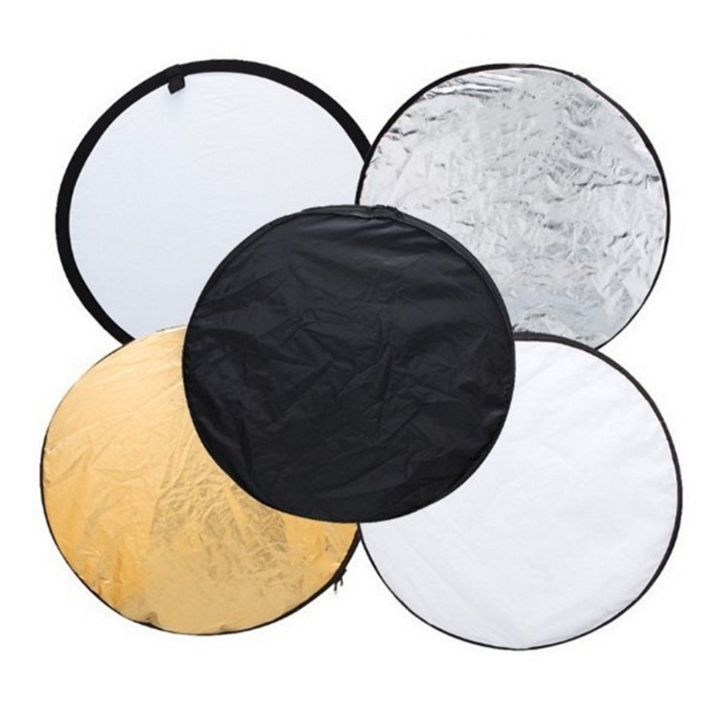 80cm圆形五合一反光板 带包 摄影器材摄像背景布