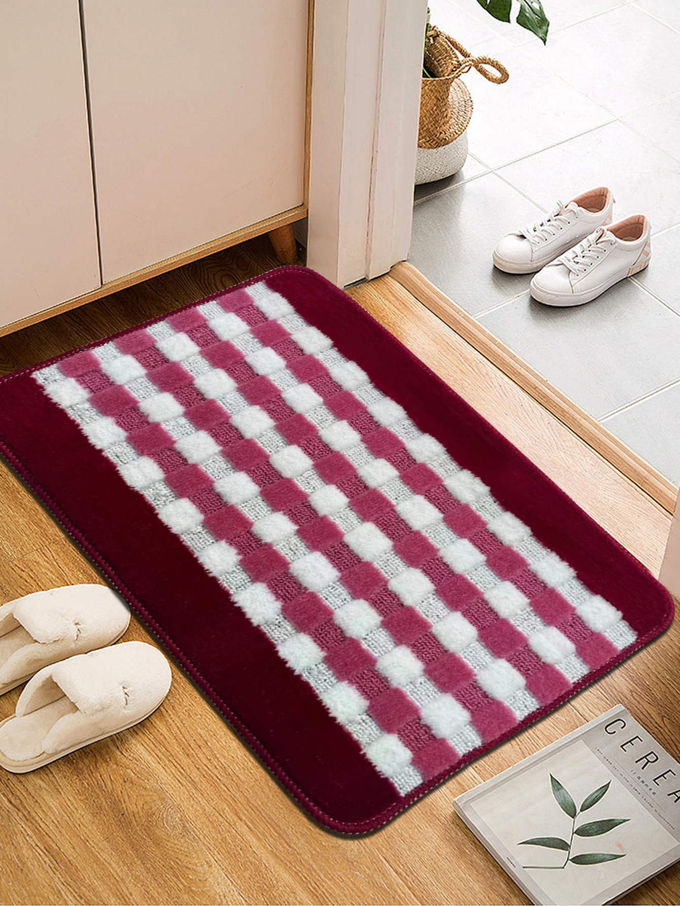 Factory Direct Sales Wholesale Entry Door Door Mat Entrance Entrance Entrance Bedroom Bathroom Dust Removal Non-Slip Fabric Skin-Friendly Comfortable