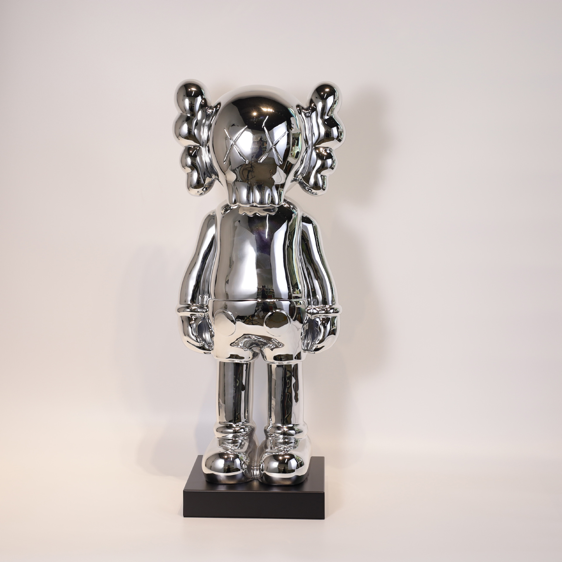 现代艺术轻奢暴力熊摆件kaws芝麻街雕塑卡通公仔玻璃钢装饰工艺品-阿