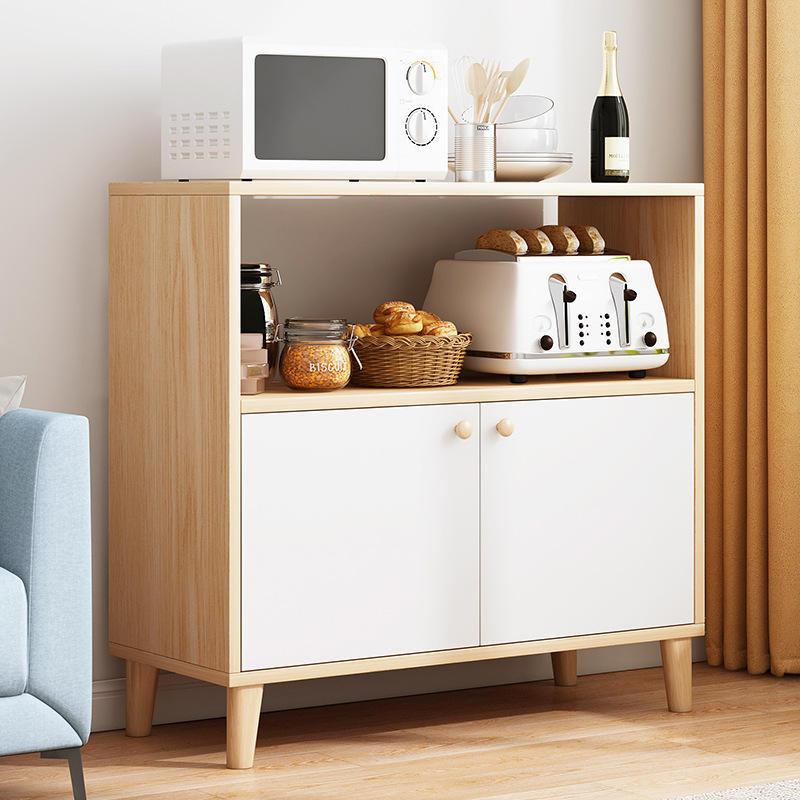 亿家达餐边柜一体靠墙家用现代简约轻奢杂物多功能经济创意置物架