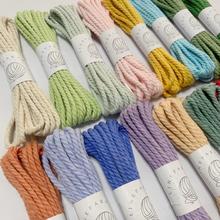 3mm棉线 文玩手搓棉绳色单色 手链编织绳子3米长