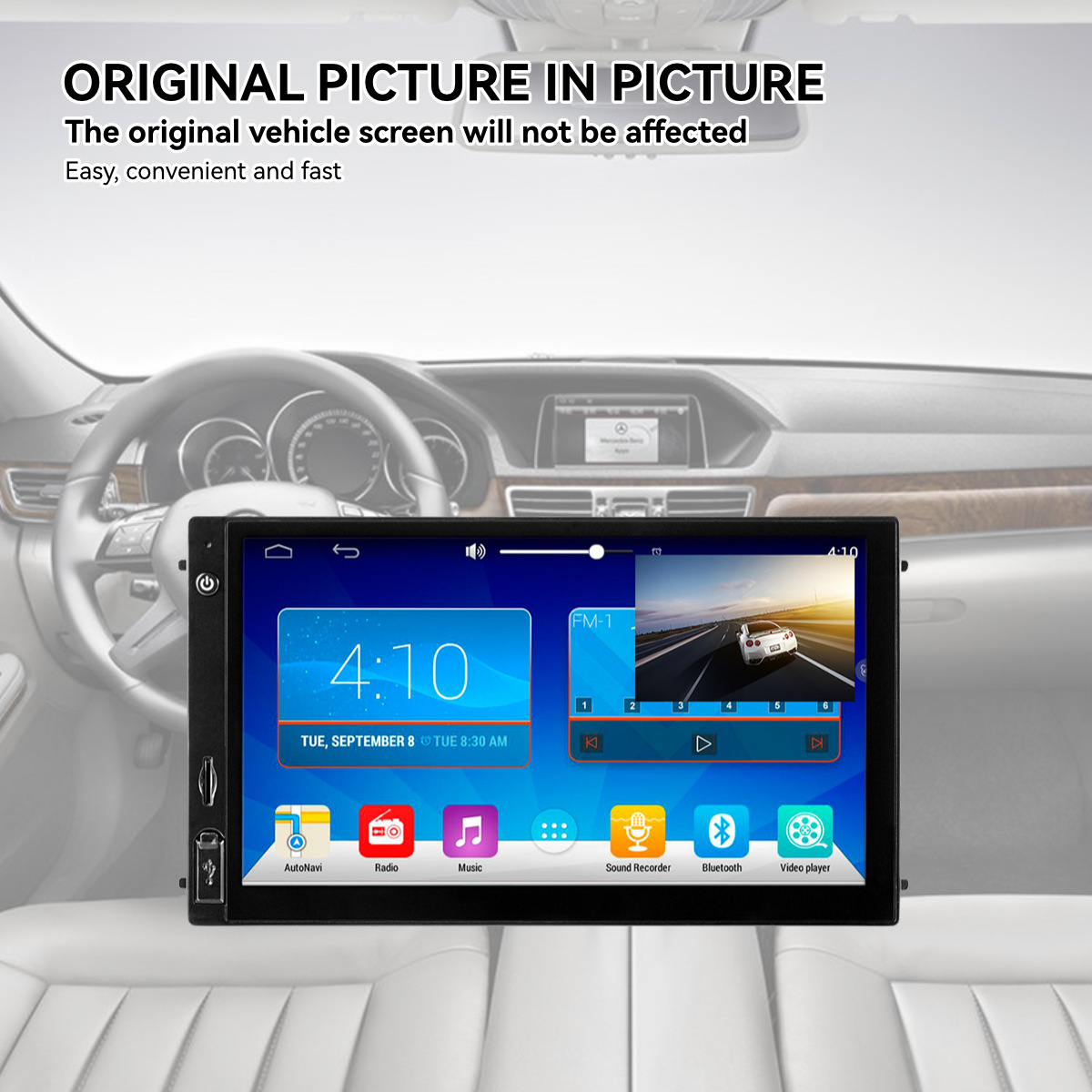 安卓大屏车机usb行车记录仪工厂批发一件代发 cardvr dashcam