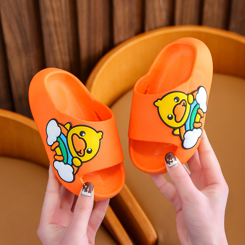 Children's Slippers Summer Boys and Girls Indoor Non-Slip Slippers Baby Cartoon Small Medium Large Girls Bathroom Slippers