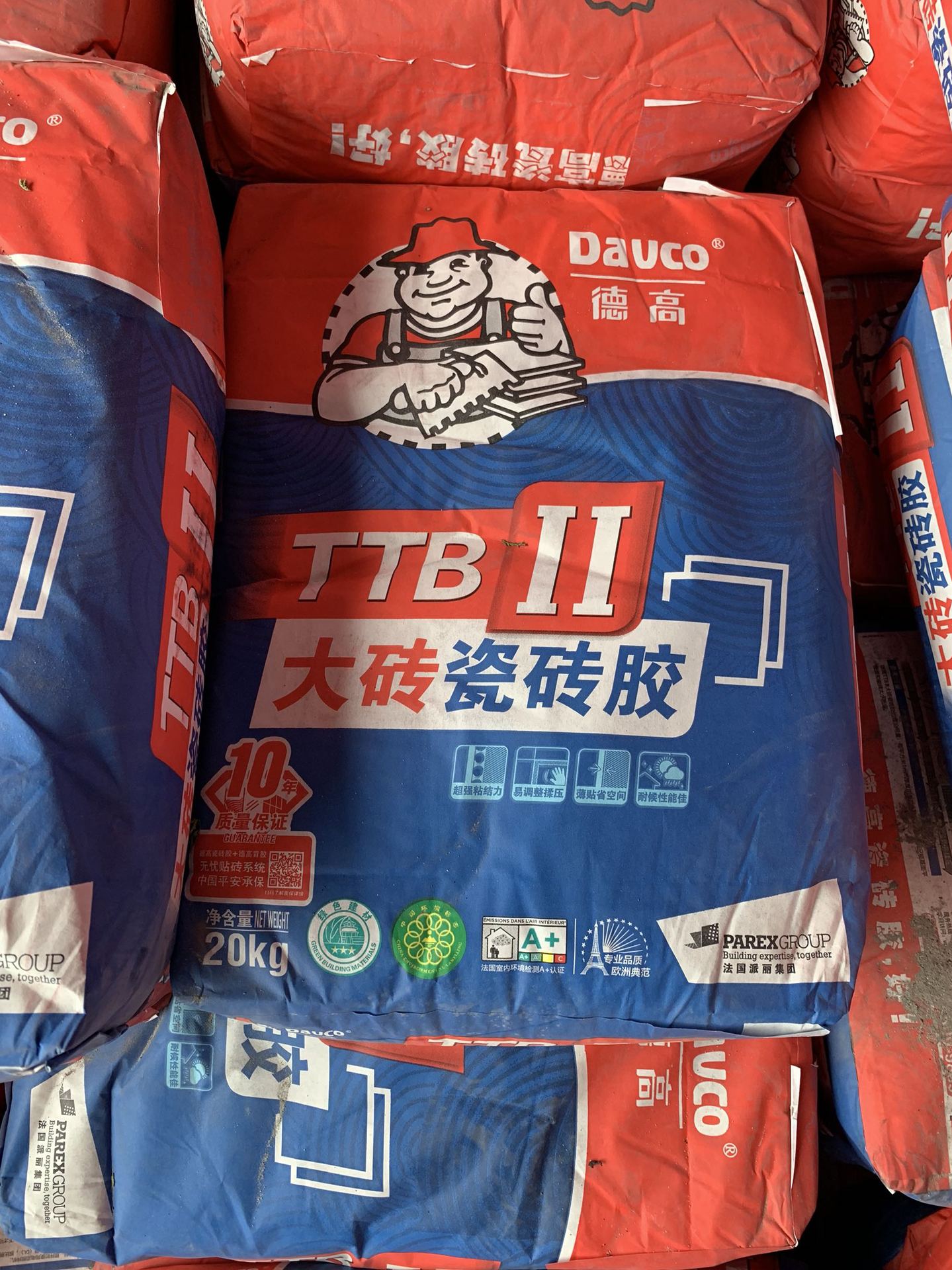 德高瓷砖胶德高二型瓷砖胶ttb2型瓷砖胶瓷砖粘合剂超强粘接力