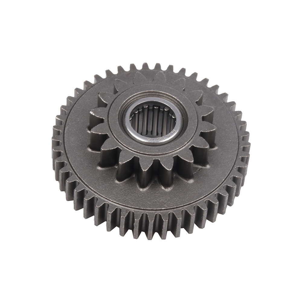 适用雅马哈100福喜巧格jog丽鹰100rsz鬼火100马达齿双联齿过桥齿