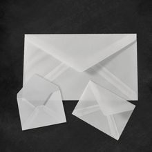 硫酸纸信封西式中式三角半透明定制空白信封袋明信片请柬婚礼批发