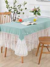桌布餐桌布棉麻桌垫长方形梳妆台茶几咖啡桌小清新布艺书桌台盖布