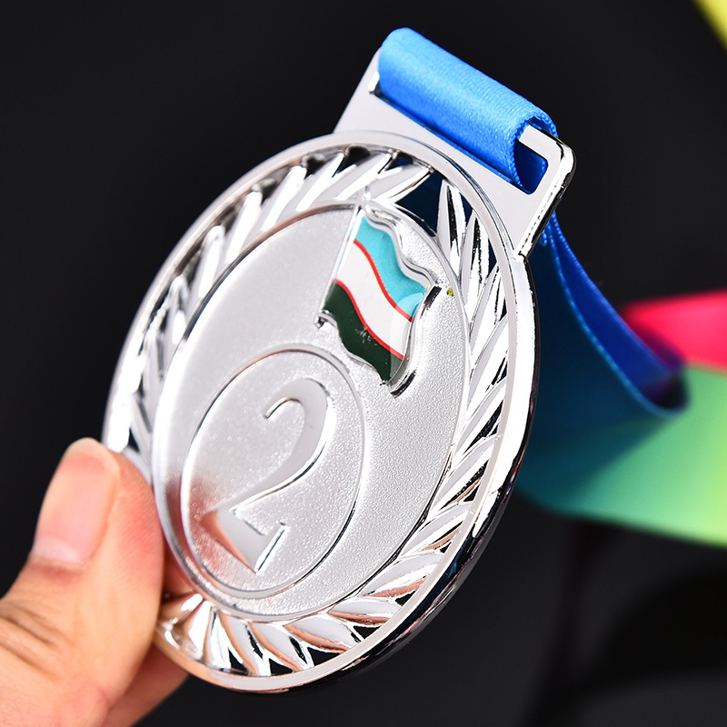 Honor Commemorative Metal Medal Marathon Games Running Listing Paint Zinc Alloy Member Medal Wholesale