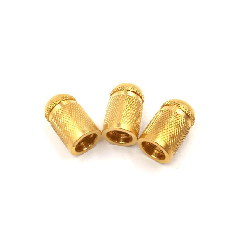 五金铜件加工 cnc数控车床加工导电铜柱铜套滚花铜件铜螺丝钉定制