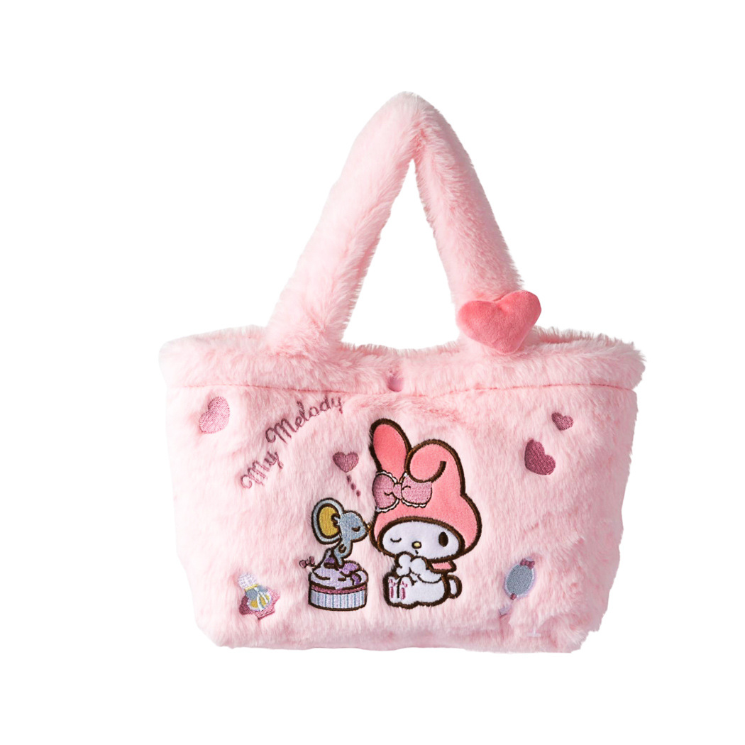 Cosmetic Bag Eight-Inch Clow M Cinnamoroll Babycinnamoroll Handbag Plush Toy Japanese Sugar Bag Prize Claw Doll Bag