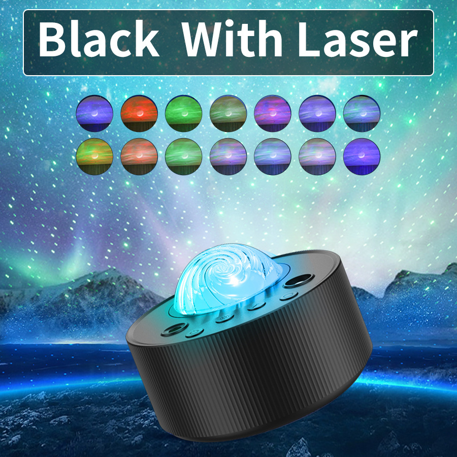 Starlight Starry Sky Moon Laser Projection Lamp Usb Bluetooth Music Star Disk Aurora Romantic Dream Ambience Light