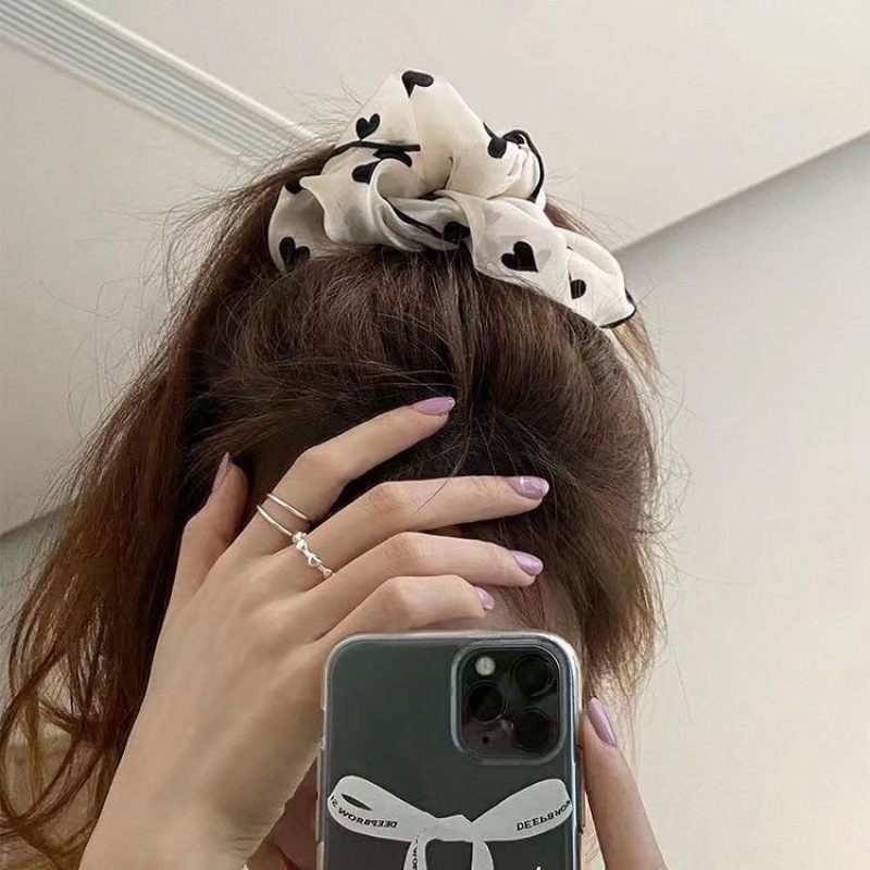 Large Intestine Hair Ring Ins Style Korean Temperament Hair Rope Internet Celebrity Simple Rubber Band Female Hair-Binding 2022 New Head Accessories