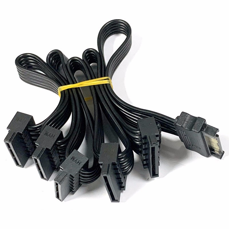 零度世家电源sata接口一分五线 sata电脑机械硬盘供电1分5延长线