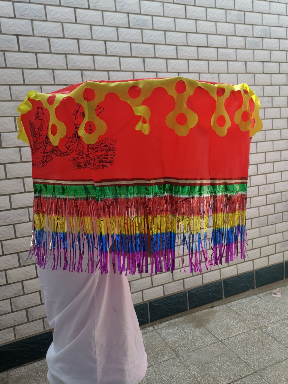 100厘米80厘米天堂伞殡葬用品清明扫墓丧葬烧纸冥币花圈白事佛教