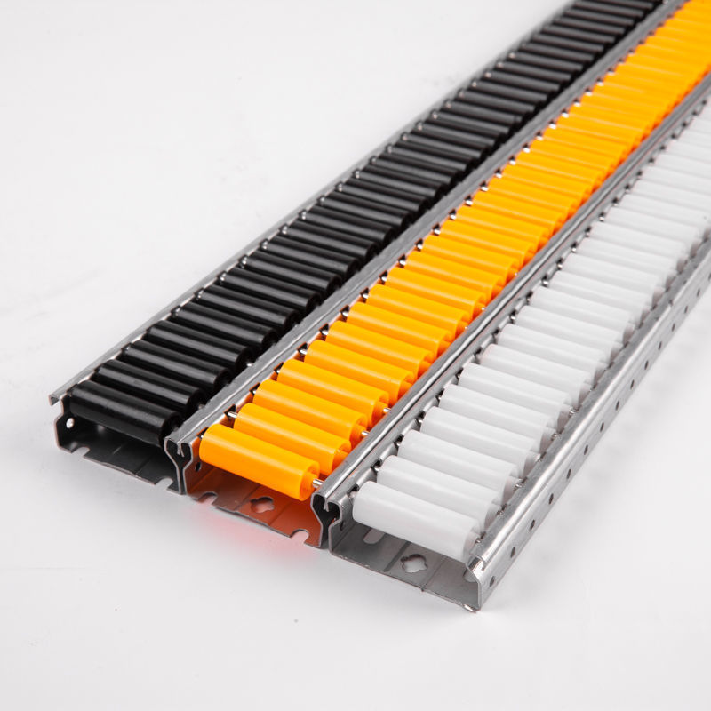 60毫米宽加强钣金流利条滑轨货架钣金滑轨铝合金线棒轨道卸货神器