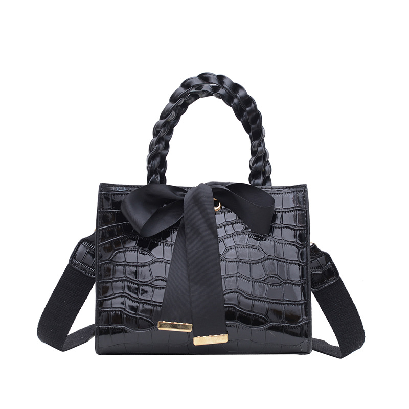 Simple Portable Large Capacity Bag Women's Bag 2021 Trendy New Casual Shoulder Messenger Bag Alligator Print Handbag