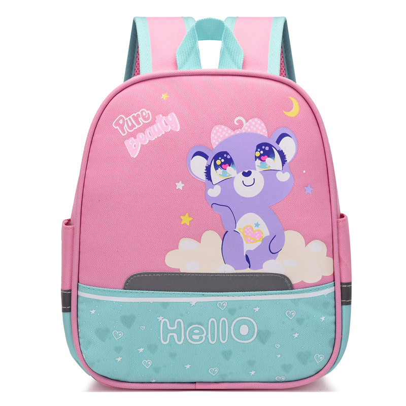 Factory Wholesale New Cartoon Cute Children Backpack Kindergarten Baby's School Bag Boys and Girls Lightweight Backpack