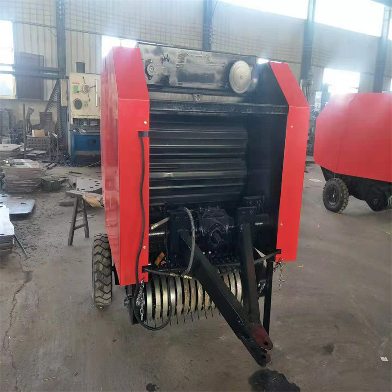 稻草粉碎打捆机小型圆捆打包机玉米秸秆回收机 牛羊牧草青贮机