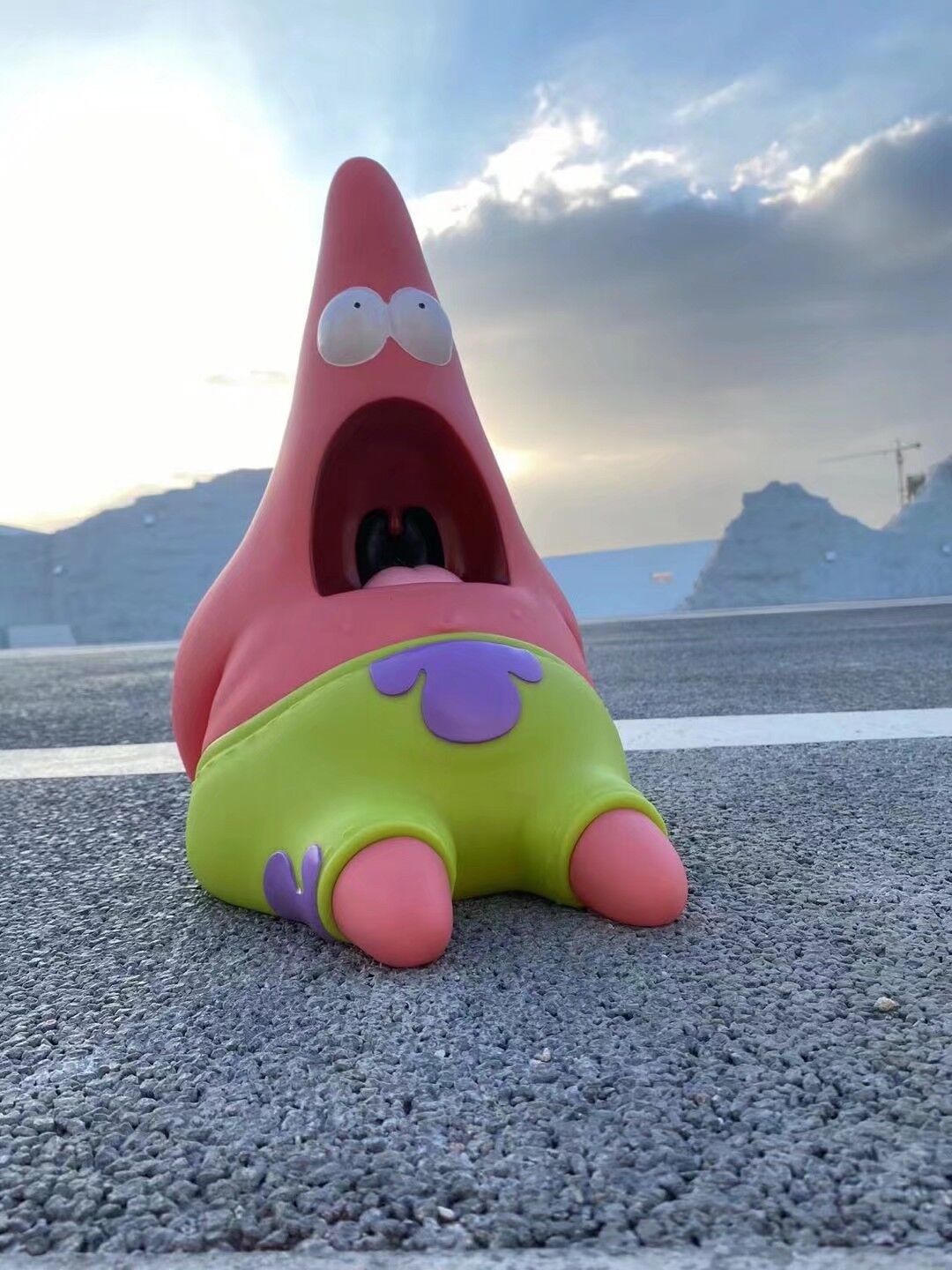 动漫批发 1:1派大星 大号海绵宝宝可爱萌派大星手办模型摆件公仔