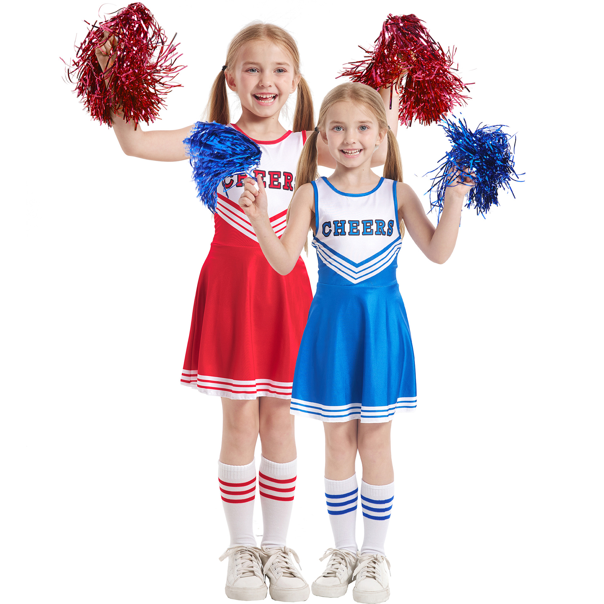 六一儿童节啦啦队服装 女童拉拉裙演出服 幼儿园宝贝拉拉队服