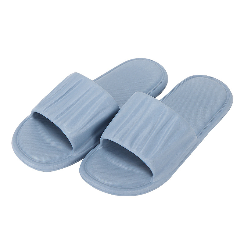 miniso名创优品简约系列波纹浴室拖鞋居家情侣男女防滑软底凉拖鞋