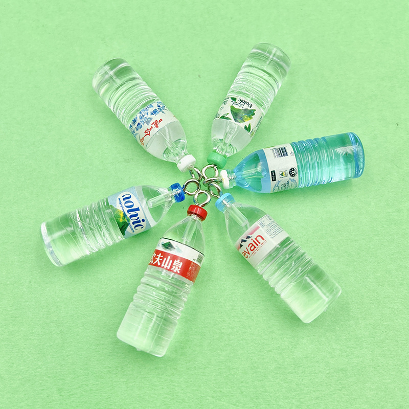 absolut vodka矿泉水 立体瓶子创意趣味diy耳环挂饰手工制作材料