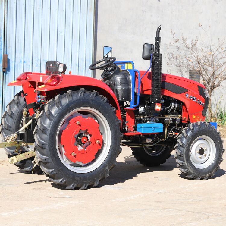 四轮旋耕犁地拖拉机图片价格 多用途拖拉机 504多缸耕地机