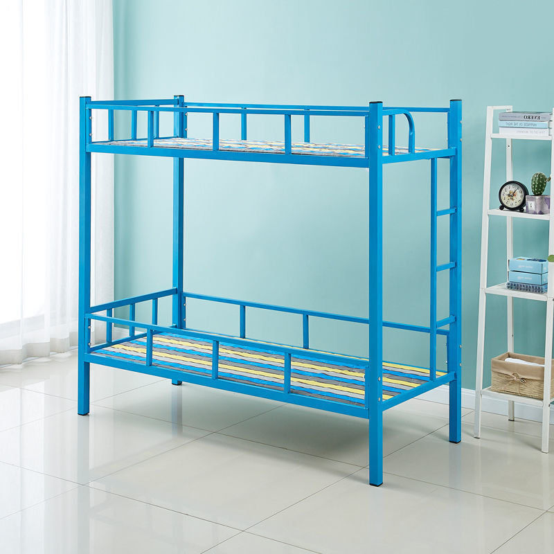 Wu Tuban Small Dining Table Noon Break Bed Upper and Lower Bunk Iron Bed Height-Adjustable Bed Bunk Bed Canopy Bed Kindergarten Children's Bed
