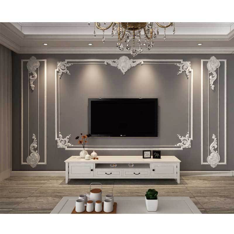 pu装饰线条简欧家装背景墙面造型框线角花配线免收口自粘防水6015