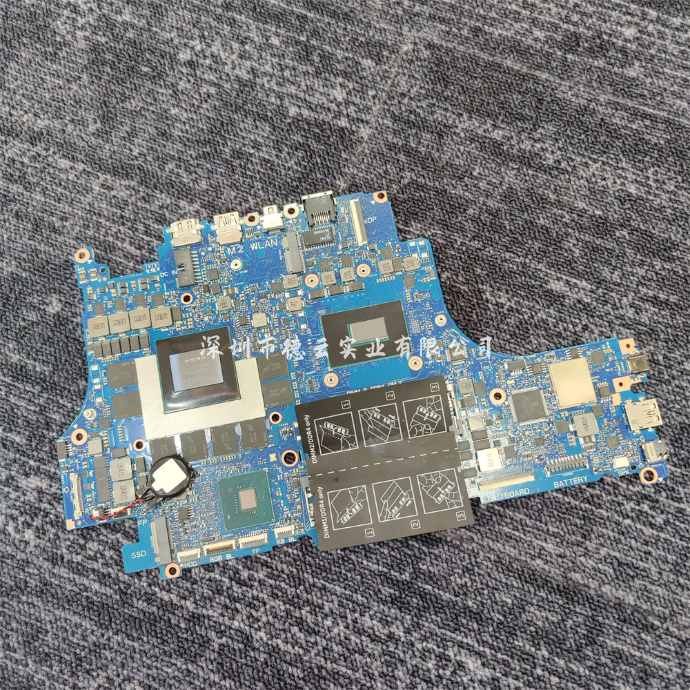 适用于dell g5 5590 g7 7590 主板 pnvxj i7-9750h rtx2070mq 8gb