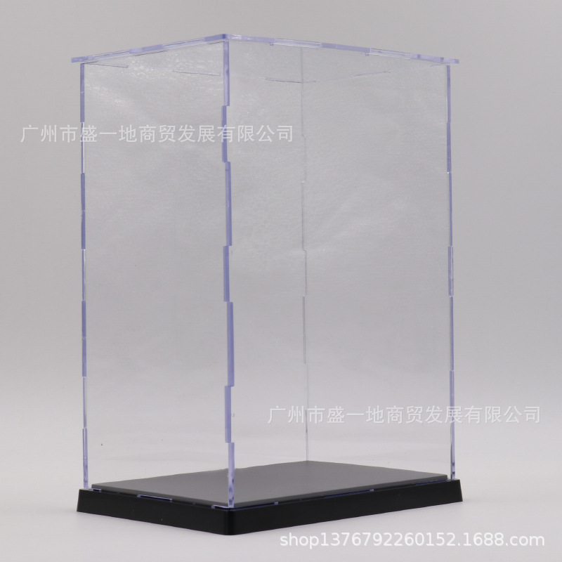 拼装亚克力透明防尘展示盒 手办人偶场景玩具收纳柜架子-阿里巴巴