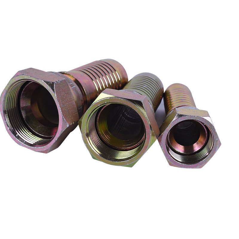 压油管扣压式接头液压油管接头密封三件套英制美制油管扣压头